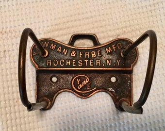 Vintage hanging receipt holder