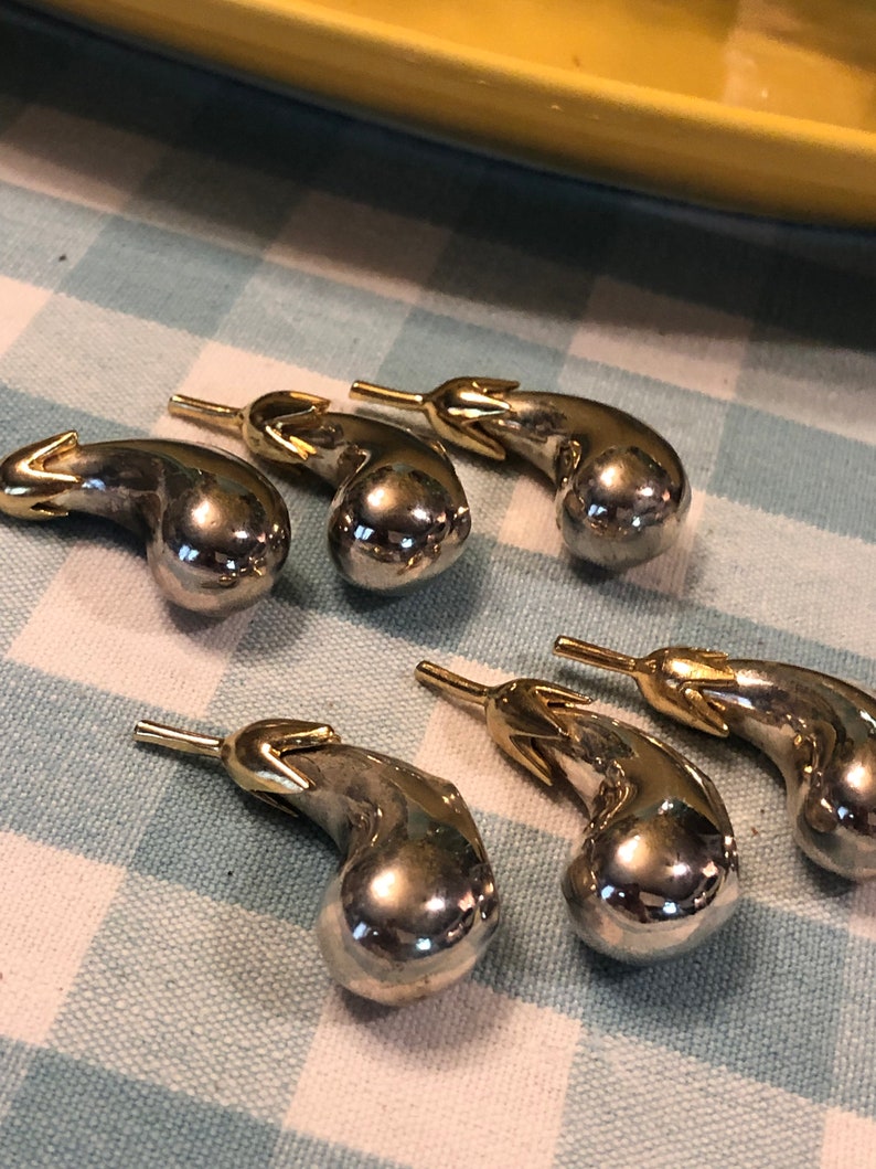 Silver and Gold Eggplant card holder