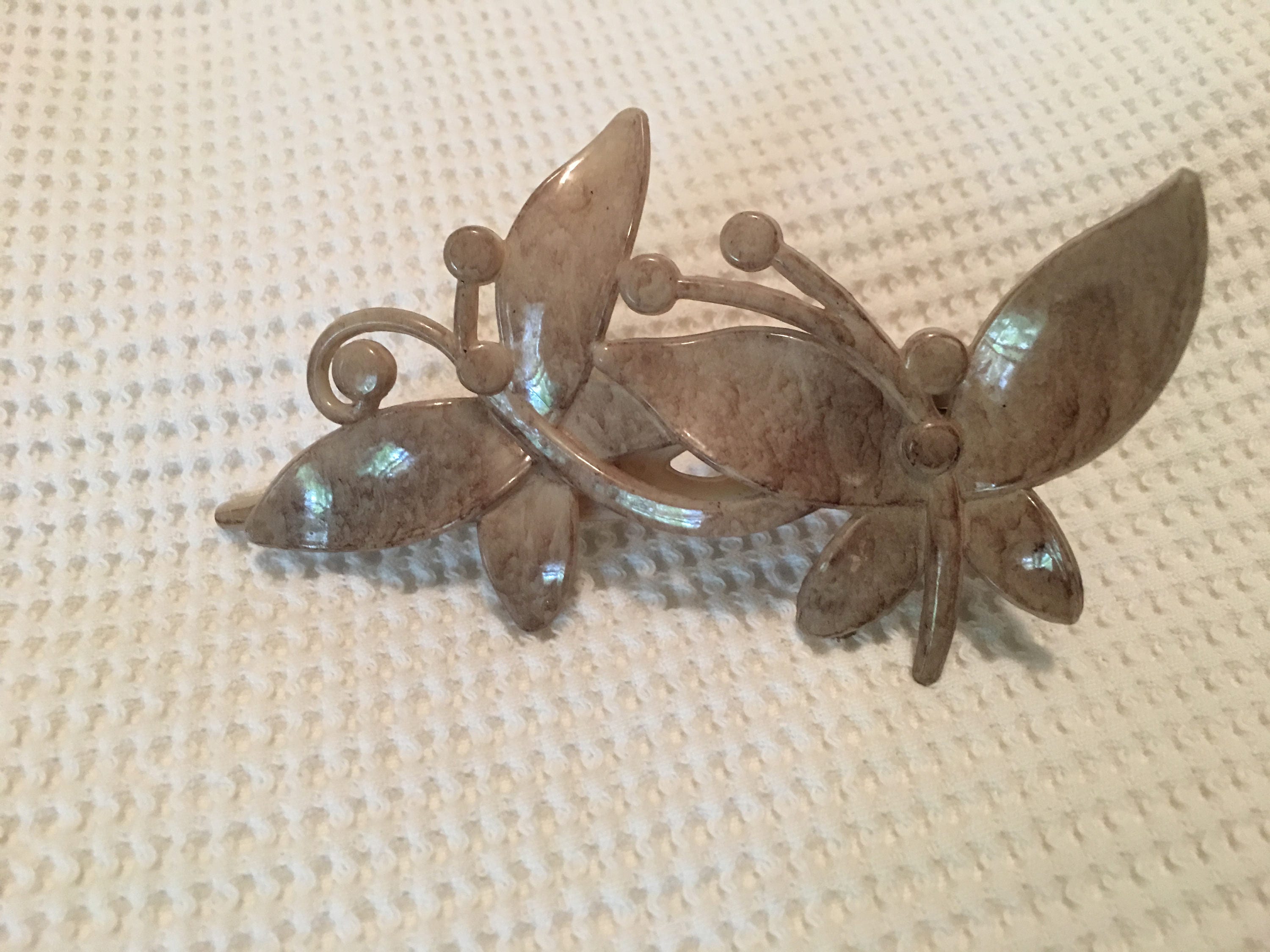 Vintage Butterfly Hair Clip Etsy UK