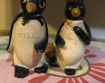 Willie and Millie salt and pepper shakers