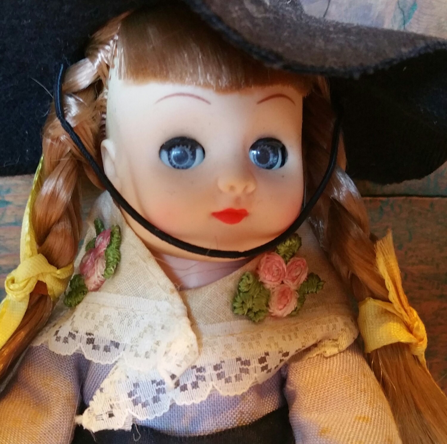 Vintage Plastic Jointed Doll Etsy