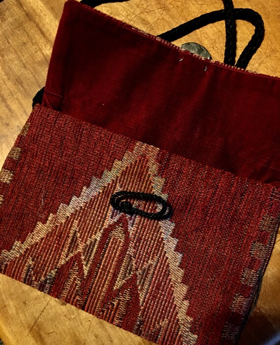 South western handmade purse shoulder bag with tu… - image 3