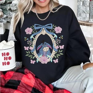 Vintage Coquette Style Embroidered T-shirt, Cartoon Bear Movie Embroidered Sweatshirt, Hoodie,  Vacation Embroidered Shirt, Gift for Fan
