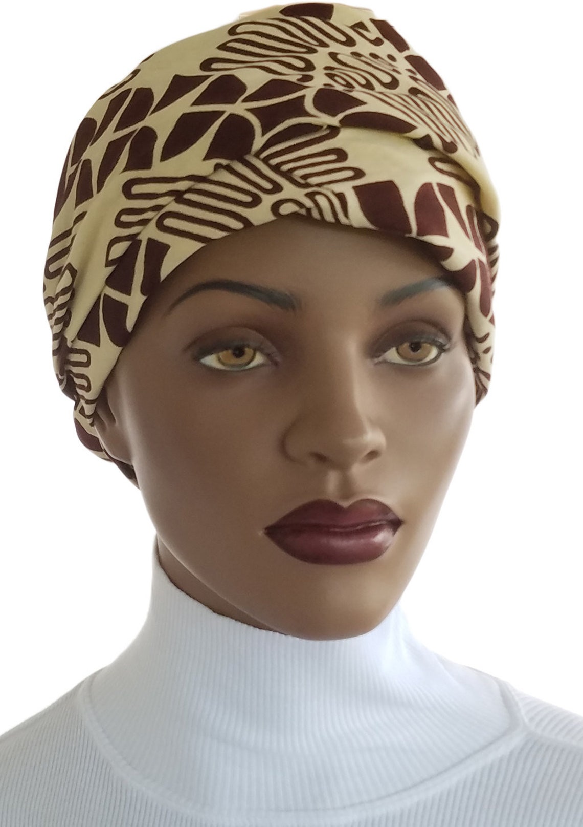 Turban Satin Lined Turban Wrap Turban Fashion Wrap Etsy
