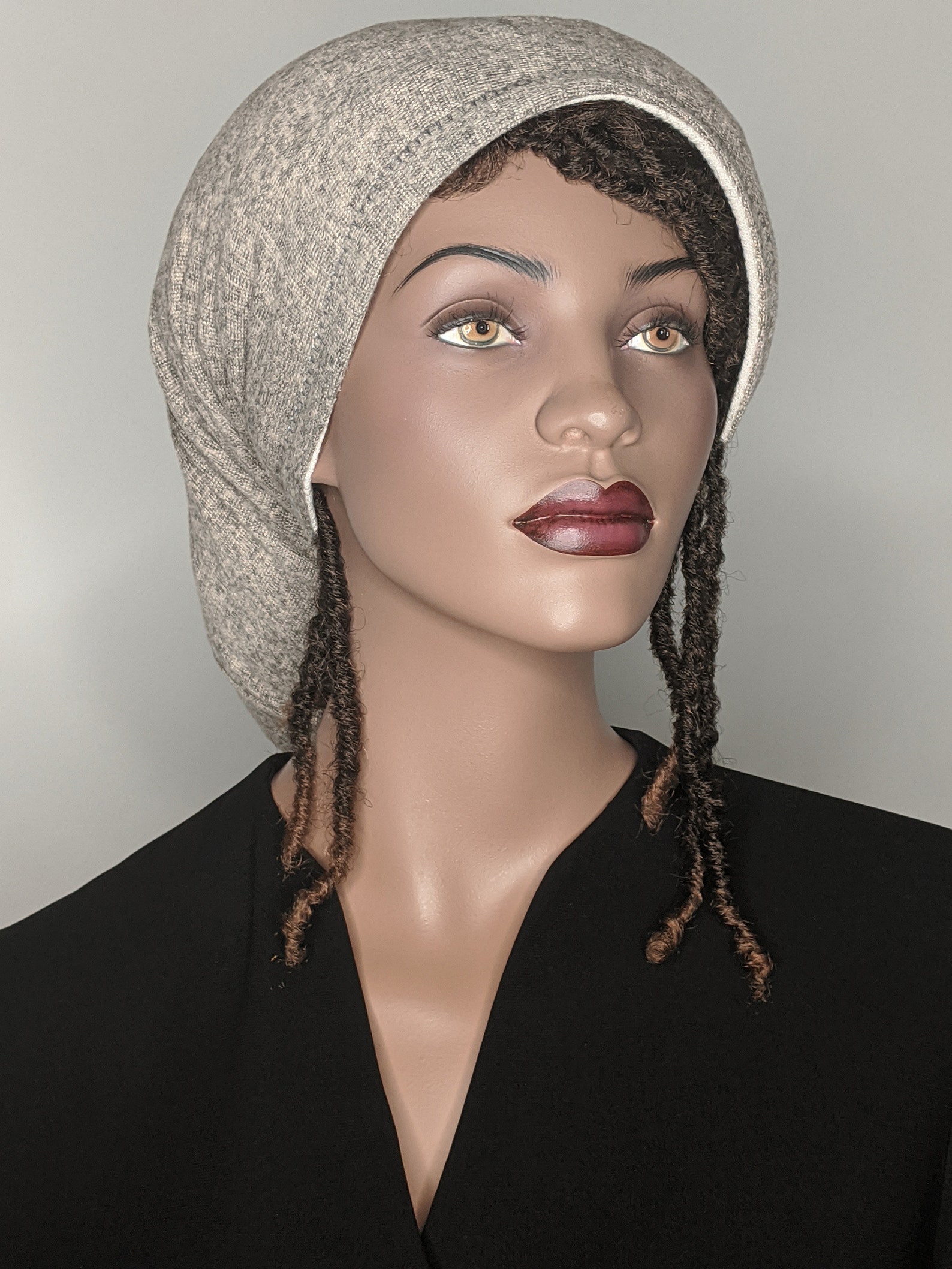 Hat for Dreadlocks LINED Sweater Knit Beanie Hat Dreads Wrap Etsy