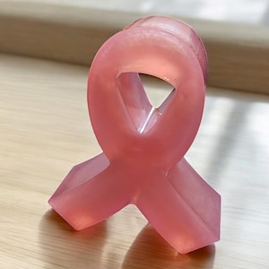 Cancer Awareness Ribbon – Resin Bow Keepsake – Support, Survivor, or Memorial Gift