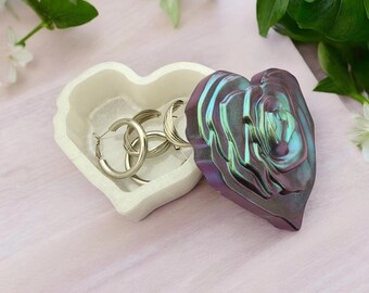 Romantic Heart Jewelry Box The Ideal Storage for Rings & Necklaces