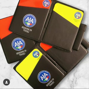 Ensemble portefeuille personnalisé pour arbitre, Ensemble carte d'arbitre et livret, Ensemble portefeuille pour arbitre, Ensemble portefeuille pour match d'arbitre, Ensemble portefeuille personnalisé pour arbitre