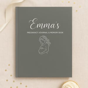 Personalized Pregnancy Journal: Stylish Baby Keepsake, Expecting Mom Gift