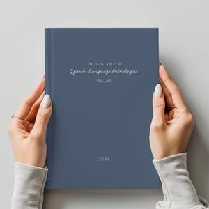 Personalized Speech Language Pathologist Journal, SLP Graduation Gift, Custom Name & Year Notebook, Speech Therapy Graduation Gift