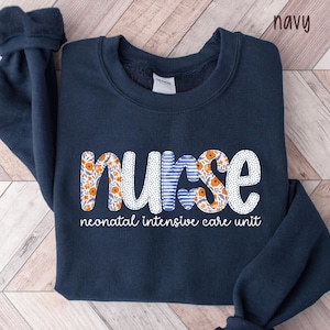 NICU Nurse Sweatshirt: Neonatal Intensive Care Unit RN Crewneck