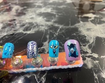 90's Nostalgia Acrylic Nail Set