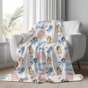 Custom Baby Blanket-Cartoon Swaddle, Cartoon Swaddle, girl blanket baby, customs kids name, Youth/Adult Blanket, name blanket personalized