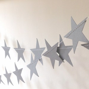 Star Garland - Wedding Garland - Party Decor - Nursery Decor - Baby Shower -Choose Your Colour/Length 6-25 feet