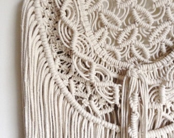 Macrame Muur Opknoping, Macrame, Muur Decor, Bruiloft Decor, Boho, Wall Hanging, Moderne Macrame, Weven, Tapestry, Geknoopt Tapijt,