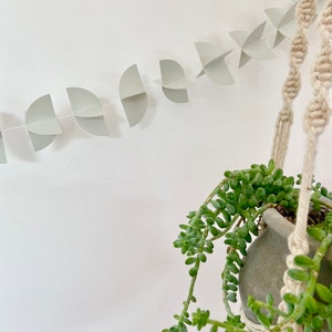 Modern Paper Garland, Wedding Garland, Wedding Decoration, Photo Prop, Nursery Decor, Birthday Decor, Party Garland, Rehearsal Dinner, image 3