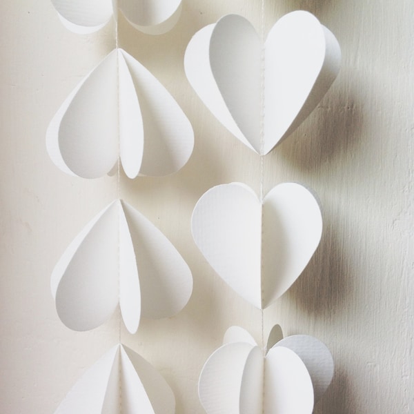 3D Paper Hearts Mobile, Paper Mobile, Bridal Shower Decor, Wedding Decor, 3D Mobile, Party Decoration,Wedding Bunting , Choose Your Colour