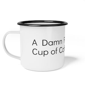 A Damn Fine Cup of Coffee Mug -  Camp Cup Inspired by Twin Peaks & David Lynch