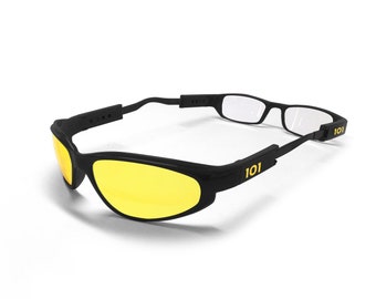 101 Glasses Dual Lens - Black Frames Readers Sunglasses combined