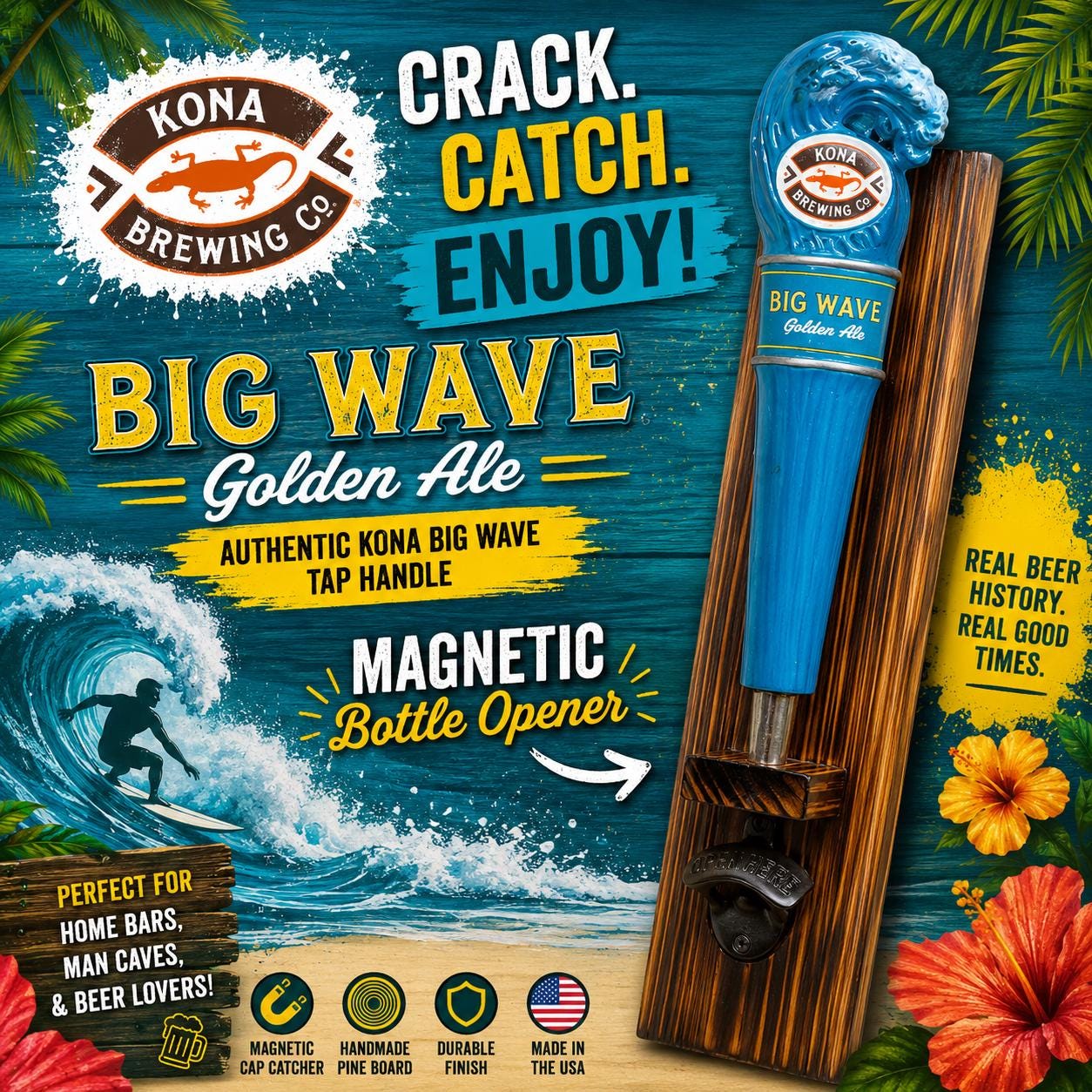 Kona Big Wave Tap Handle - Etsy