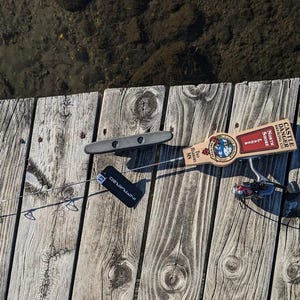 beer tap ice fishing pole Beer Tap Ice Fishing