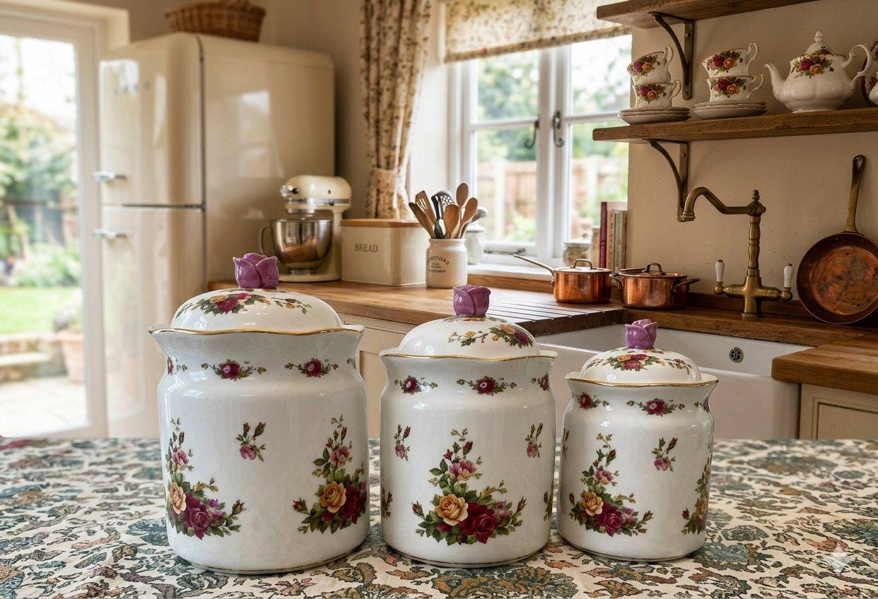 3 Piece Canister Set - Etsy