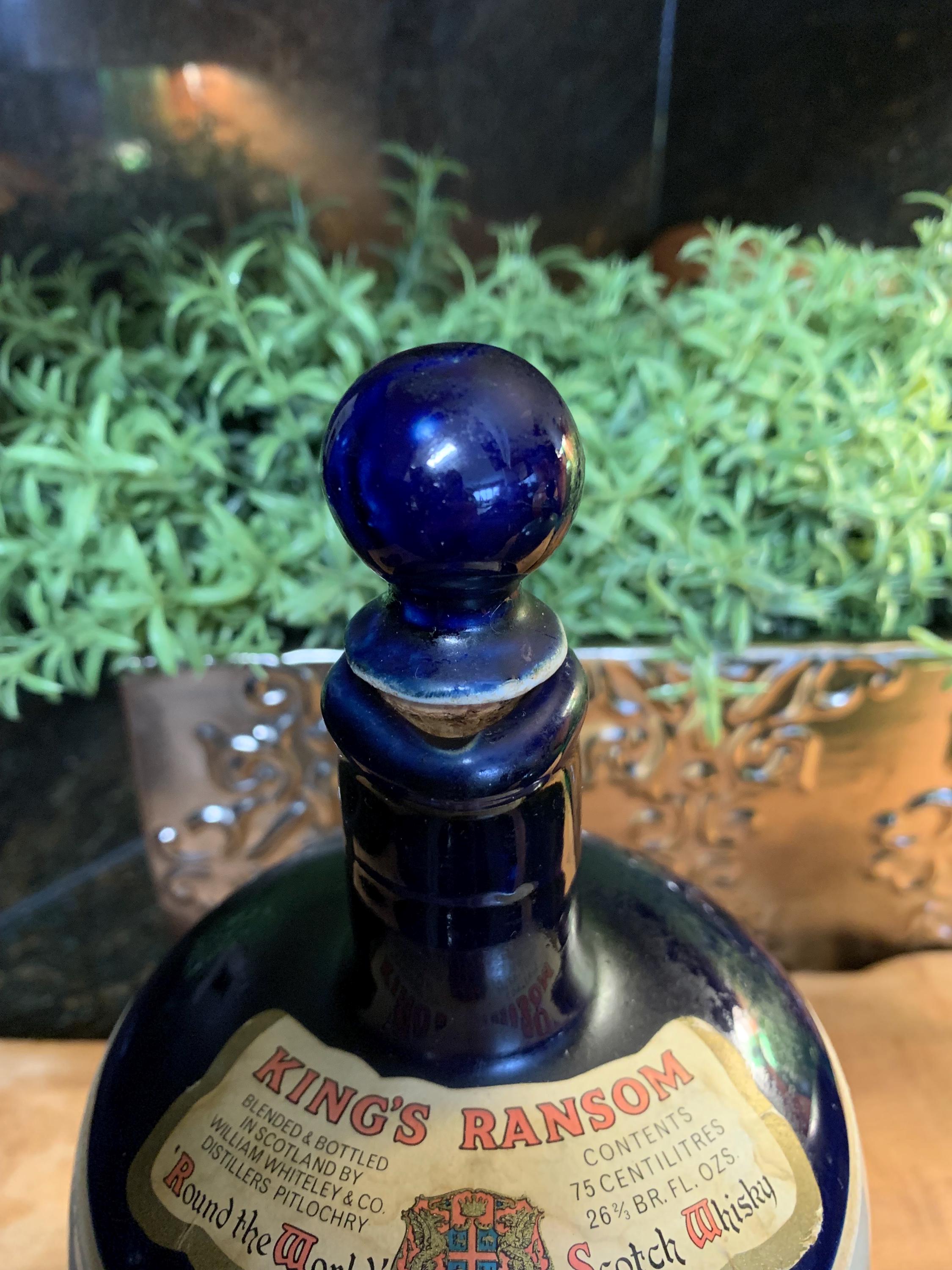 Vintage King's Ransom Scotch Whisky Decanter Jug Made in Scotland