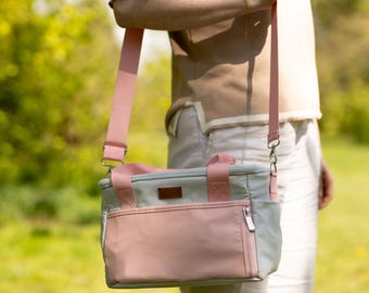 Pink Insulated Cooler Bag | Lunch Bag for Women, Baby Bottles