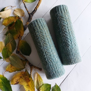 Leg warmers women, winter outfit, green legwarmers, fall knitwear