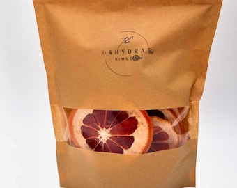 No Sugar Added Dehydrated Grapefruit Slices, Healthy Snack