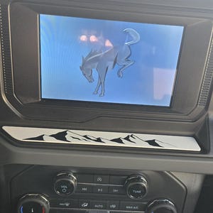 Ford Bronco mountain dash inlay