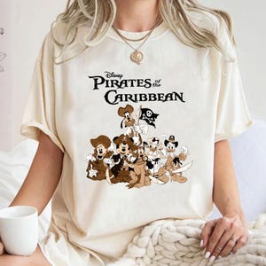 Comfort Colors Pirates Of The Caribbean Disney Shirt, Disney Family Vacation shirt, Mickey Caribbean Shirt, Disneyworld Shirt, WDW Shirts