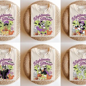 Comfort Colors Nightmare on Main Street Disney Halloween Shirt, Mickey&#39;s Not So Scary Halloween Party, Disneyland Halloween Shirt