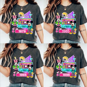 Comfort Colors Custom The Best Of 1985 Mickey Shirt, Limited Edition Shirt, 40th Birthday Tee, Disneyy Top 40 Hits, Mickey Minnie