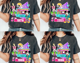 Comfort Colors Custom 1986 Mickey Mouse Shirt, 40th Birthday Disney Tee