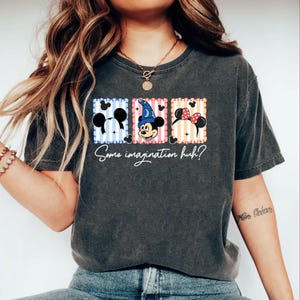Comfort Colors Fantasia Mickey Shirt, Some Imagination Huh, Mickey Wizard Shirt, Disney Mickey Mouse Wizard T-shirt, Mickey Fantasmic Shirt
