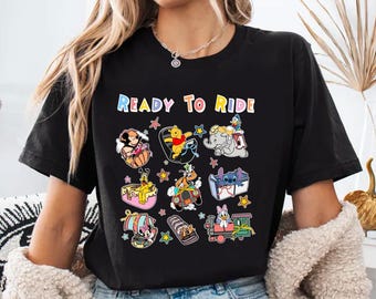 Comfort Colors Mickey and Friends Tee, Magic Kingdom Family Trip Shirt