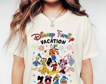 Comfort Colors Disney Family Vacation 2026 Shirt,
