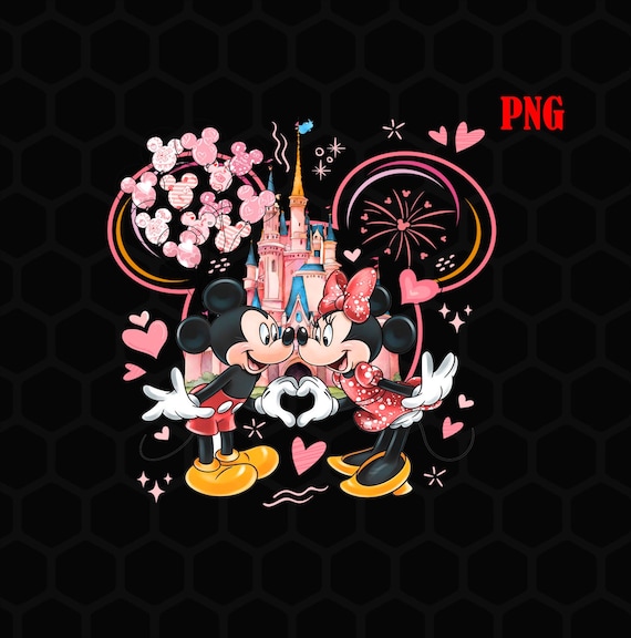 Mickey and Minnie Valentine's Day Png Valentine Vibes ,gifts for