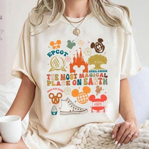 Comfort Colors® The Most Magical Place On Earth Shirt, Disney World Shirt, Disney Vacation Shirt, Disneyland Shirt, Disney Trip Shirt