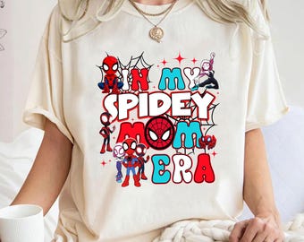 Comfort Colors In my Spidey Mom Era Shirt, Disney Spider Mama Tee, Mother's Day