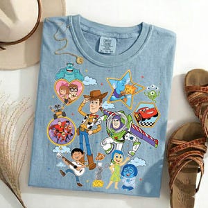 Toy Story Disney Pixar Shirt, You've Got A Friend In Me Tee, Woody Buzz image 1