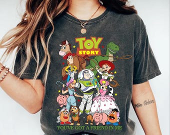Comfort Colors Toy Story Shirt, Disney Pixar Tee, You've Got A Friend In Me