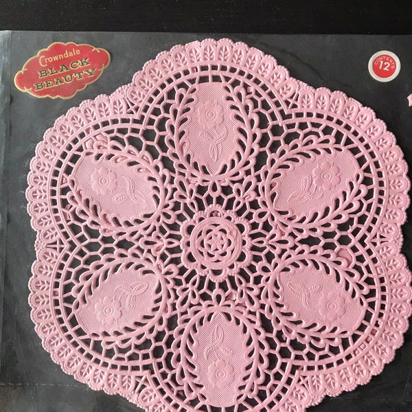 Pink Paper Doilies Etsy