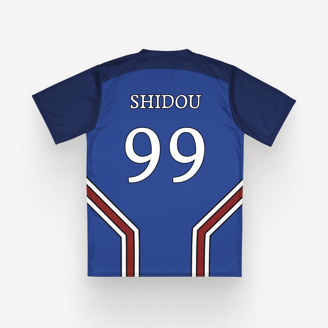 Paris X Gen (PXG) Soccer Jersey, Blue Lock Rin Itoshi Football T