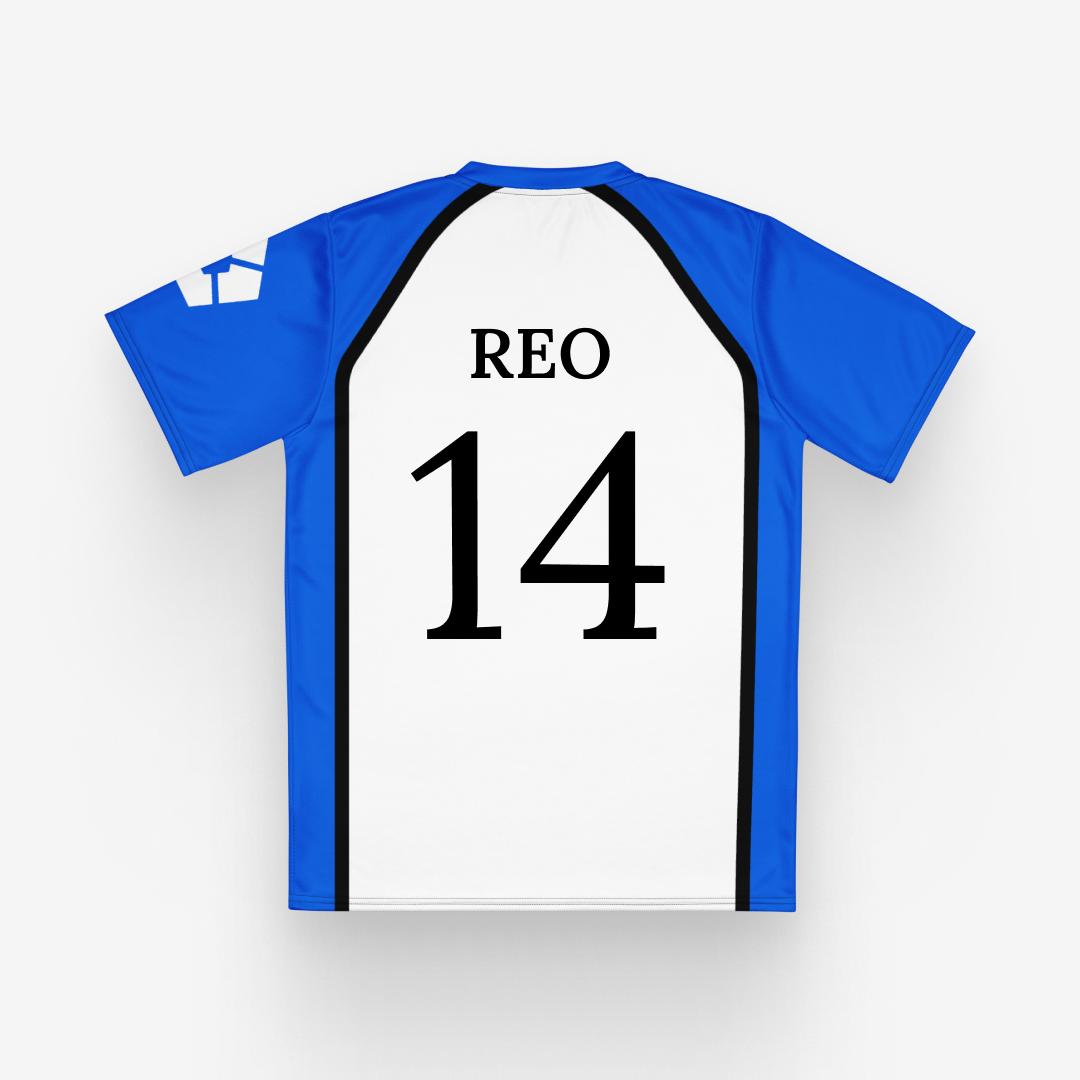 Manshine City Soccer Jersey V2, Blue Lock Cosplay Football T-shirt