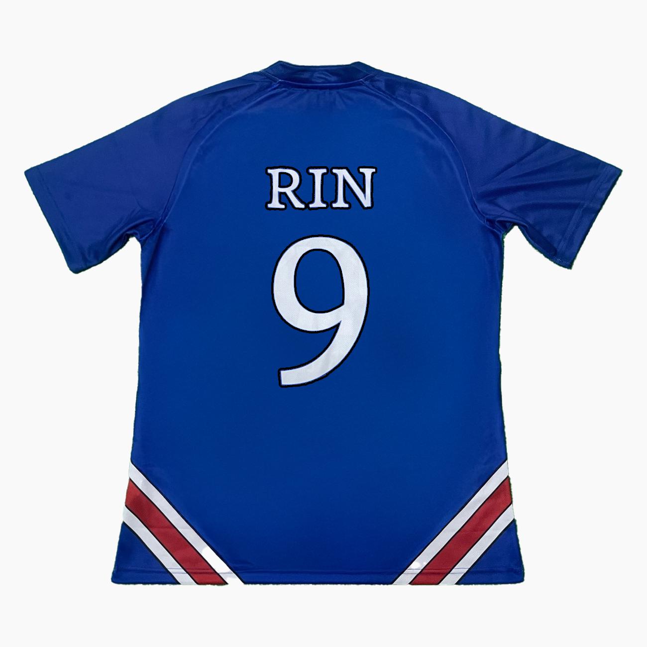 Paris X Gen (PXG) Soccer Jersey, Blue Lock Rin Itoshi Paris X Gen (PXG) Soccer Jersey, Blue Lock Rin Itoshi