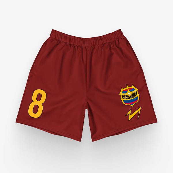 Pantalón corto de fútbol del FC Barcha – Cosplay de Blue Lock, Meguru Bachira y Bunny Iglesias, pantalón corto deportivo de anime