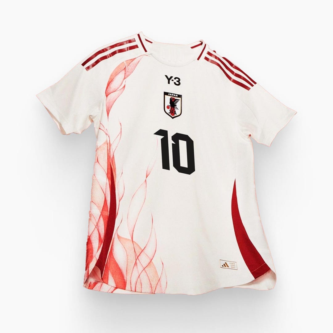 2016 JAPAN national team 9番　OGAWA M 白 2016-17 Japan Away Shirt - 7/10 - (M)