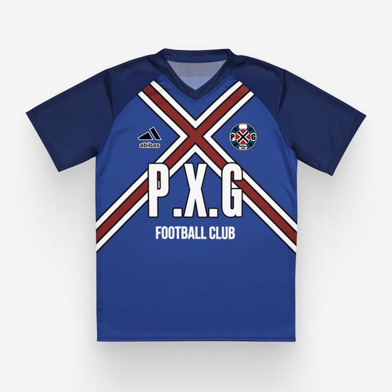 Paris X Gen (PXG) Soccer Jersey, Blue Lock Rin Itoshi Football T